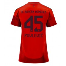 Bayern Munich Aleksandar Pavlovic #45 Hemmatröja Dam 2024-25 Korta ärmar